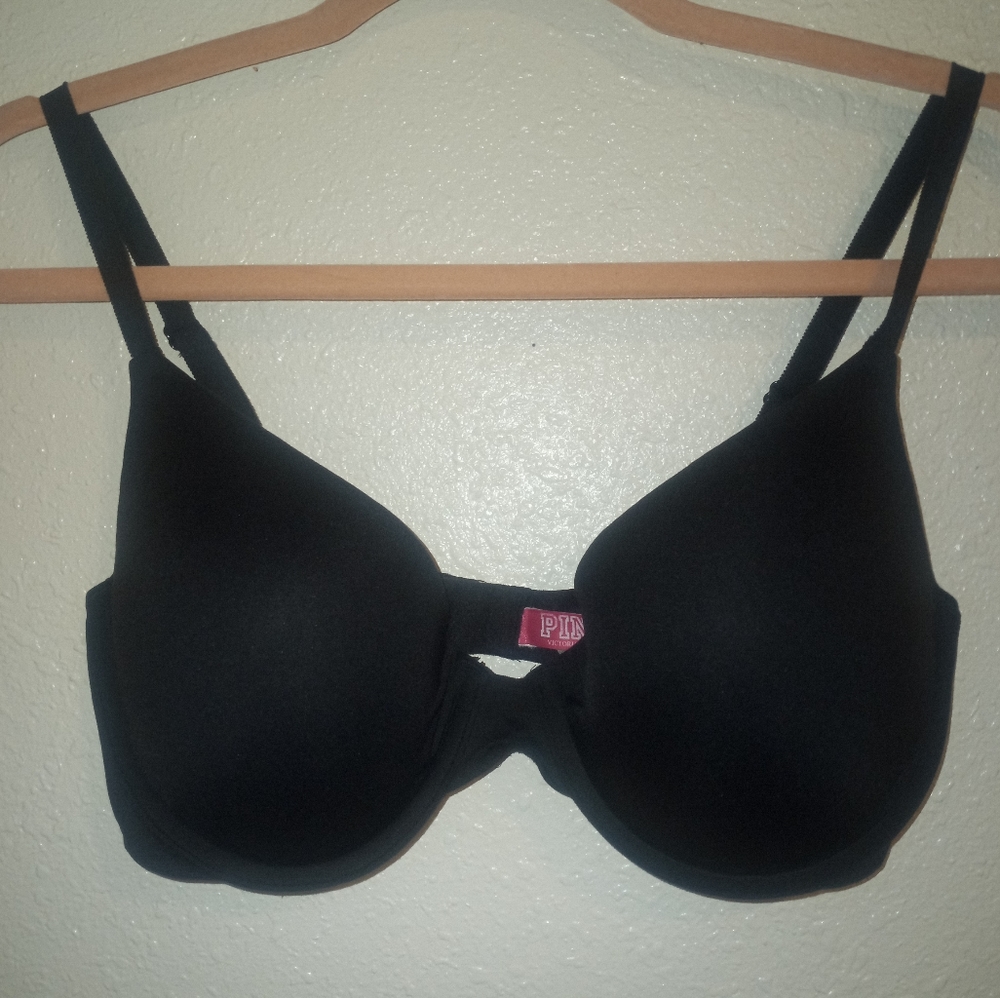 PINK by Victoria's Secret Black Push Up  Bra Size 36D